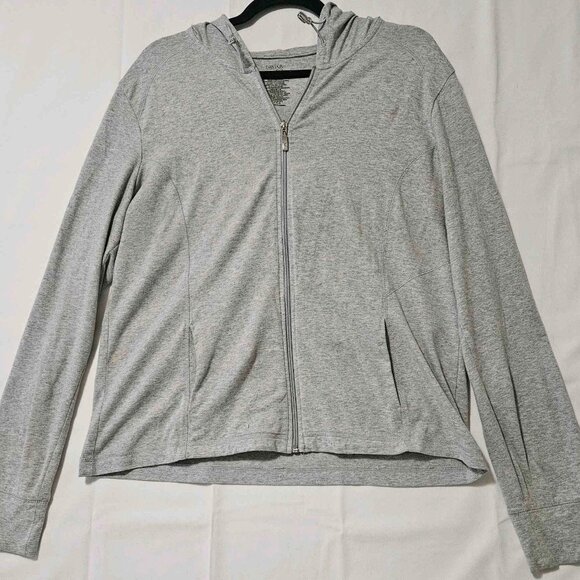 Danskin Gray Full-Zip Hoodie – Lightweight Activewear Jacket - Picture 1 of 4